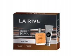 LA RIVE Men Heroic zestaw żel pod prysznic 100ml + woda toaletowa 100ml