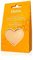 DELIA Bath Heart musujące serce do kąpieli zapach soczystej pomarańczy 100g