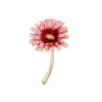 ECARLA broszka emaliowana Różowa Stokrotka BZ199