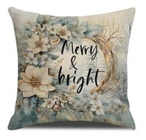 ECARLA Zima świąteczna poszewka na poduszkę 45x45cm Merry & Bright POD203 