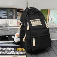 ECARLA plecak uniwersalny sportowy, szkolny z belokiem Czarny PL170CZ 