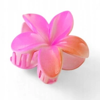 ECARLA spinka-klamra do włosów Kwiat Ombre Róż pomarańcz SP381