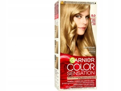 GARNIER Color Sensation krem do włosów 8.0 Świetlisty Jasny Blond