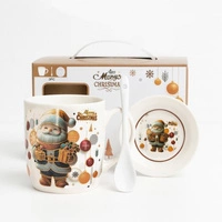 ECARLA kubek świąteczny zestaw w pudełku z zaparzaczem i łyżeczką 350ml KB34WZ2