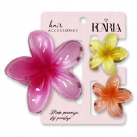 ECARLA zestaw spinek-klamer do włosów Kwiat XL +2 mini SP415