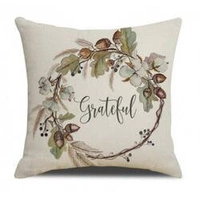 ECARLA Jesień poszewka na poduszkę 45x45cm Boho Żołędzie POD109