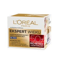 L'OREAL Ekspert Wieku 50+ przeciwzmarszczkowy krem ujędrniający  na noc 50ml