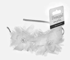 DONEGAL Ozdoby Do Włosów Komunia opaska 5706