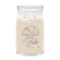 YANKEE CANDLE Signature Duża świeca w słoiku WARM CASHMERE 567g