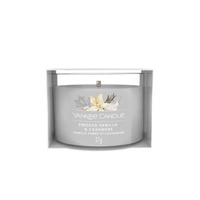 YANKEE CANDLE Signature Mini świeca w słoiku SMOKED VANILLA & CASHMERE 37g