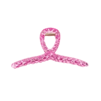 ECARLA spinka-klamra do włosów Różowa XL10,5cm SP186 