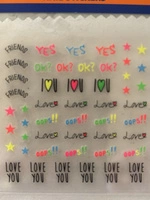 TOP CHOICE naklejki na paznokcie 7835 1szt 