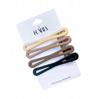 ECARLA zestaw spinek do włosów 4szt Brązy SP211