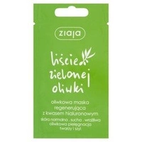 ZIAJA Liście Zielonej Oliwki oliwkowa maska regenerująca z kwasem Hialuronowym 7ml