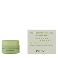 NACOMI Rich & Comfy Regeneration krem pod oczy Avocado, Ceramidy 15ml 