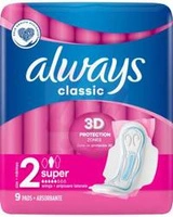 ALWAYS Classic podpaski maxi 9szt