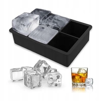 ECARLA foremka silikonowa na lód 6 dużych kulek FNL01