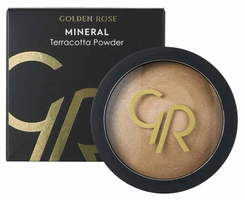 GOLDEN ROSE Mineral Terrabaked wypiekany puder do twarzy 04 Natural Rose 12g