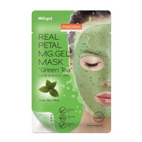 PUREDERM maska do twarzy w płacie Real Petal Mg:gel mGreen Tea 30g