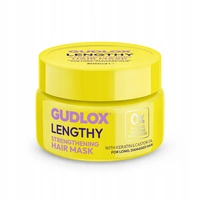 GUDLOX Lengthy wzmacniająca maska do włosów Olejek Rycynowy i Keratyna 300ml