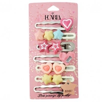 ECARLA spinki-wsuwki do włosów 7w1 Gwiazdki i Serduszka SP414