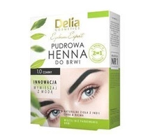 DELIA Eyebrow Expert Pudrowa henna do brwi 1.0 Czarny 4g