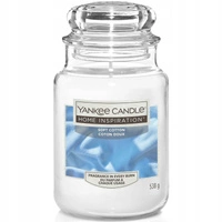 YANKEE CANDLE Home Inspiration Duża świeca w słoiku SOFT COTTON 538g