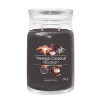 YANKEE CANDLE Signature Duża świeca w słoiku BLACK COCONUT 567g