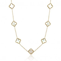 ECARLA naszyjnik ze stali szlachetnej pozłacanej KONICZYNKI NST2176