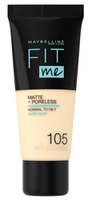 MAYBELLINE Fit Me Matte+Poreless podkład matujący 105 Natural Ivory 30ml