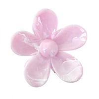 ECARLA spinka-klamra do włosów Kwiatek marmurek Róż SP379R