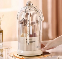 ECARLA organizer na pędzle ryflowany biały 