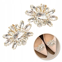 ECARLA klipsy do butów z kryształkami KDB53 2szt