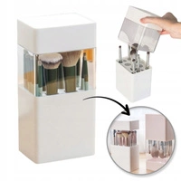 ECARLA organizer na pędzle 12szt pojemnik do suszenia 22x10,5x8cm Biel CB71B 