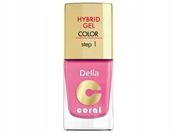 DELIA Coral Hybrid Gel hybrydowy lakier do paznokci 22 Landrynkowy Róż 11ml
