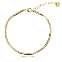 ECARLA bransoletka na rękę ze stali chirurgicznej pozłacanej BST1541