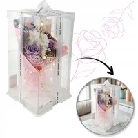 ECARLA Flower Box bukiet zapachowych kwiatów mydlanych w pudełku LED BUK18