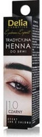 DELIA Henna do brwi tradycyjna 1.0 Black 2g