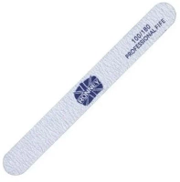 RONNEY Premium pilnik do paznokci prosty 100/180 Zebra Szary 1szt