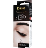 DELIA Henna żelowa do brwi i rzęs 1.0 Czarny 2x15ml