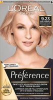 LOREAL Preference farba do włosów 9.23 Bardzo Jasny Blond Opalizująco-Złocisty