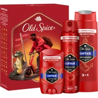 OLD SPICE Captain zestaw kosmetyków [żel pod prysznic +dezodorant +sztyft]