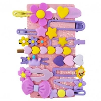 ECARLA spinki-wsuwki do włosów 14w1 Odcienie fioletu SP412