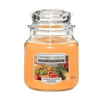 YANKEE CANDLE Home Inspiration Średnia świeca w słoiku EXOTIC FRUITS 340g