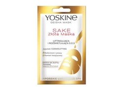 DAX Yoskine Geisha Mask maska do pielęgnacji twarzy na złotej tkaninie Sake 1szt.