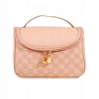 ECARLA kosmetyczka rozkładana kuferek Róż KS82