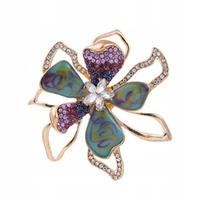 ECARLA broszka kryształowa Kwiat BZ140 