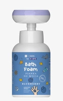 HISKIN Kids pianka do mycia rąk i ciała Bath Foam Bluberry Łapka 300ml 