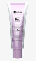 HISKIN Duo Hand przeciwstarzeniowy krem do rąk i żel aloesowy Violet 60ml