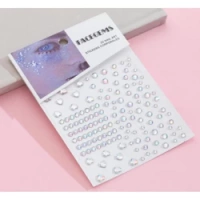 ECARLA naklejki na twarz z kryształkami ONT08 1szt 